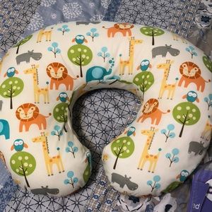 Feeding and infant support nursery pillow